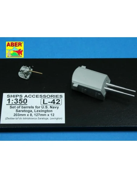 Barrels for Saratoga, 1/350 - Aber Models RE-350 L42