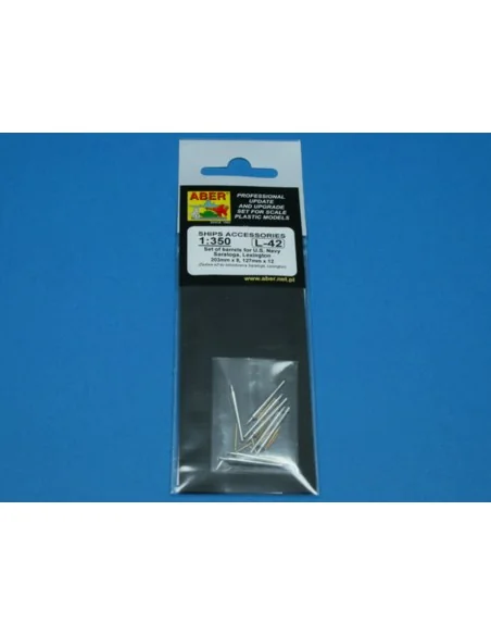 Barrels for Saratoga, 1/350 - Aber Models RE-350 L42
