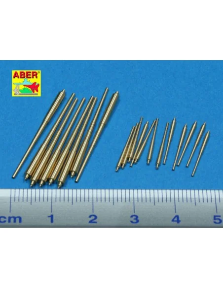 Set of Barrels for Prinz Eugen, 1/350 - Aber Models RE-350 L45