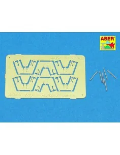 [NO_DESC] 6 pcs 4 cm Flak 28 barrels with shields, 1/350 - Aber Mod... 2