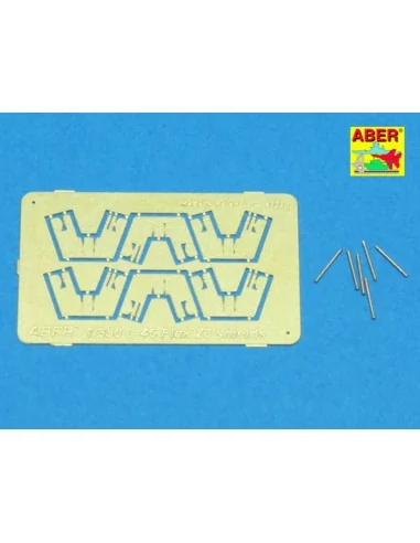 [NO_DESC] 6 pcs 4 cm Flak 28 barrels with shields, 1/350 - Aber Mod...