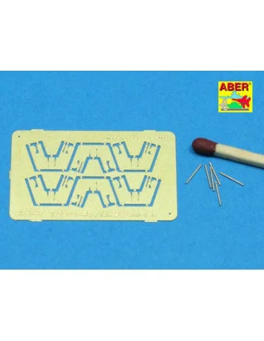 [NO_DESC] 6 pcs 4 cm Flak 28 barrels with shields, 1/350 - Aber Mod...
