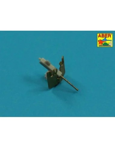 6 pcs 4 cm Flak 28 barrels with shields, 1/350 - Aber Models RE-350...