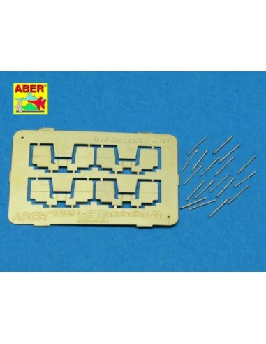 [NO_DESC] 16 pcs 2cm barrels for Flakvierling 38, 1/350 - Aber Mode...