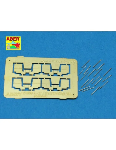 [NO_DESC] 16 pcs 2cm barrels for Flakvierling 38, 1/350 - Aber Mode...
