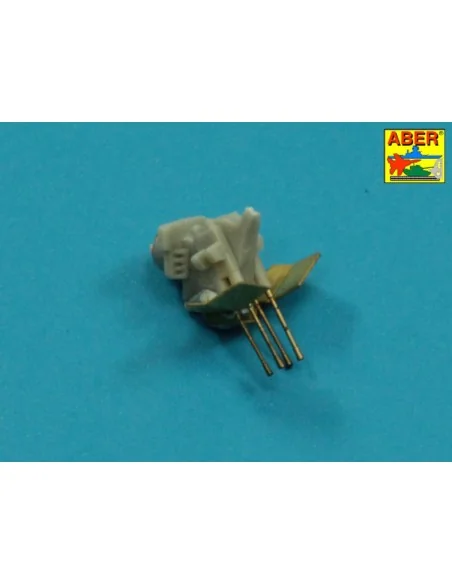 16 pcs 2cm barrels for Flakvierling 38, 1/350 - Aber Models RE-350 L47
