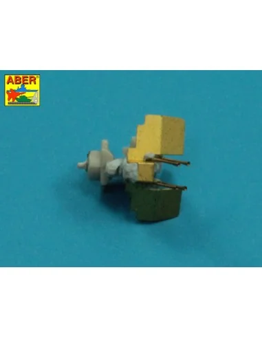 16 pcs 2cm barrels for Flakvierling 38, 1/350 - Aber Models RE-350 L47