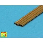 Brass Tubes 1, 5 x 0, 2mm lenght 250mm x 4 pcs. - Aber Models BT 15X02