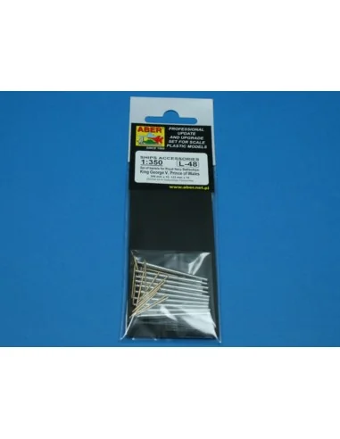 Barrels for King George V, 1/350 - Aber Models RE-350 L48