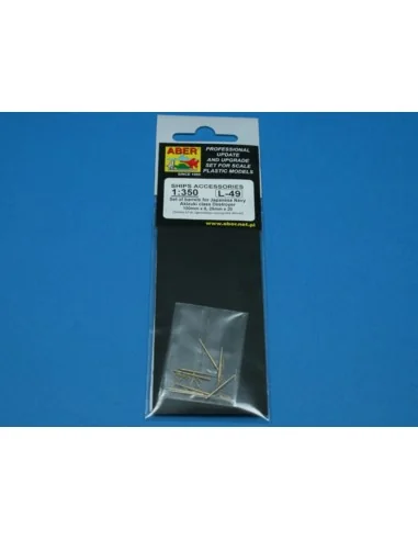 Barrels for Akizuki, 1/350 - Aber Models RE-350 L49