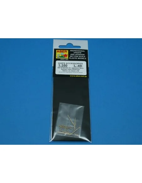 Barrels for Akizuki, 1/350 - Aber Models RE-350 L49