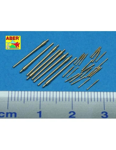 Barrels for Akizuki, 1/350 - Aber Models RE-350 L49