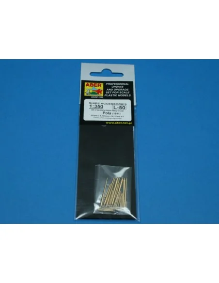 [NO_DESC] Barrels for Pola crusier, 1/350 - Aber Models RE-350 L50