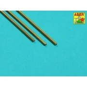 Brass Tubes 2, 0 x 0, 3mm lenght 250mm x 3 pcs. - Aber Models BT 20X03