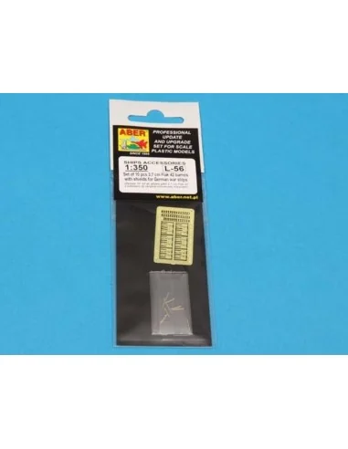 [NO_DESC] 3, 7cm barrels for Flak 42, 1/350 - Aber Models RE-350 L56