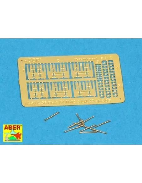 3, 7cm barrels for Flak 42, 1/350 - Aber Models RE-350 L56