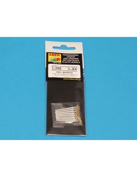 Barrels for Warspite, 1/350 - Aber Models RE-350 L64