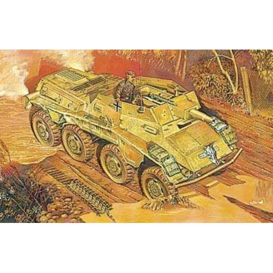 Sd.Kfz.234/3 Schw.Pz.kanonenwg., 1/72 - Roden 707
