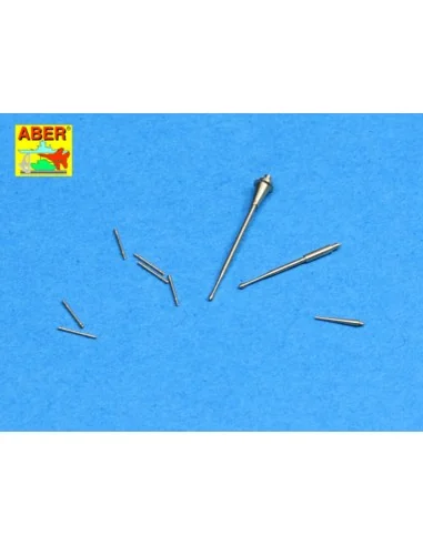 Set of barrels an periscopes for U-Boot VII, 1/350 - Aber Models RE...