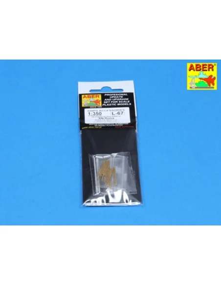 [NO_DESC] Set of barrels for battleship RN Roma, 1/350 - Aber Model...