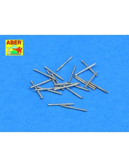 Set of 20 pcs 37mm/54 breda gun barrels, 1/350 - Aber Models RE-350...