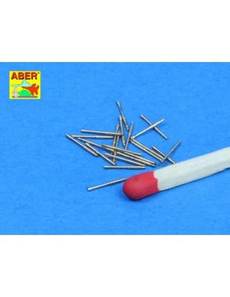 Set of 20 pcs 37mm/54 breda gun barrels, 1/350 - Aber Models RE-350...