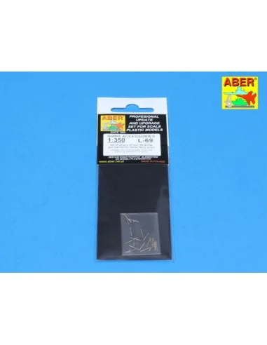 [NO_DESC] Set of 20 pcs 20mm/65 breda gun, 1/350 - Aber Models RE-3...