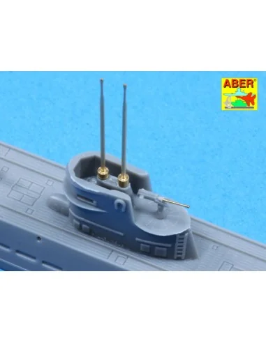 Set of barrels and periscopes for U-Boot type IX, 1/350 - Aber Mode...