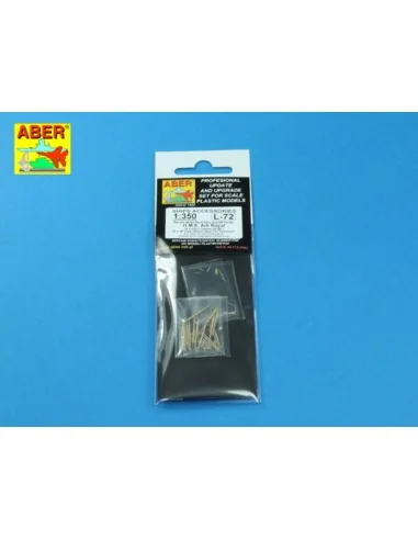 Barrels set for H.M.S. Ark Royal, 1/350 - Aber Models RE-350 L72