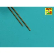 Brass flat rods 1, 5x1, 0 mm length 245mm x2 pcs. - Aber Models FR ...