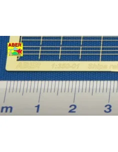 Railing 3 bar horizontal, 1/350 - Aber Models RE-350-01 2