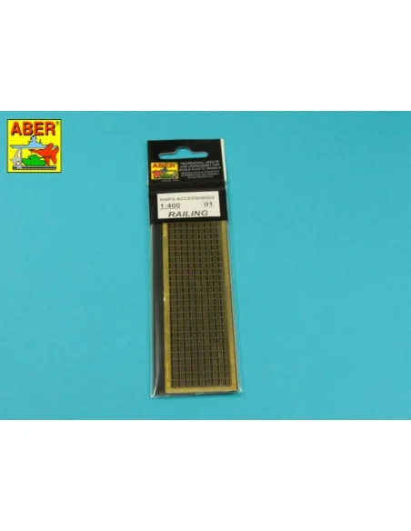 [NO_DESC] Railing 3 bar horizontal, 1/400 - Aber Models RE-400-01