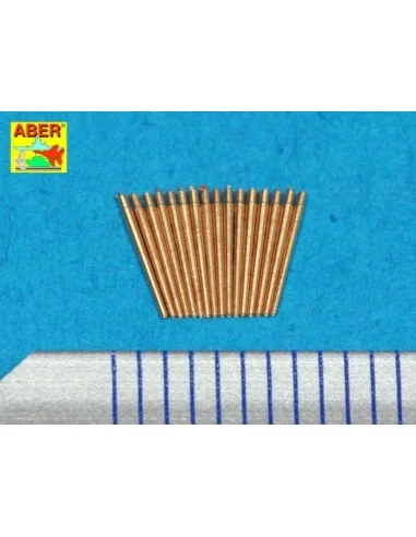 Set of 16 pcs 37mm barrels SK C/30, 1/400 - Aber Models RE-400-L03