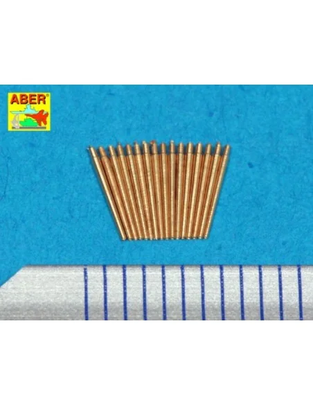 Set of 16 pcs 37mm barrels SK C/30, 1/400 - Aber Models RE-400-L03