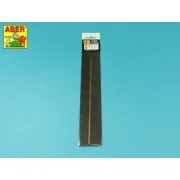 Brass square rods 1, 0mm length 245mm x2 pcs. - Aber Models KR 10