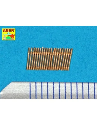 Set of 20 pcs 20mm barrels C/38, 1/400 - Aber Models RE-400-L04