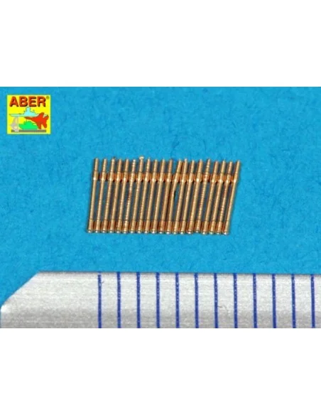 Set of 20 pcs 20mm barrels C/38, 1/400 - Aber Models RE-400-L04