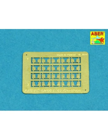 Set of 20 pcs 20mm L/70 Oerlikon barrels, 1/400 - Aber Models RE-40...