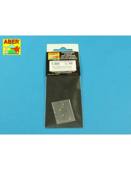 Set of 20 pcs (12, 7mm) Vickers Mk.III, 1/400 - Aber Models RE-400-L10