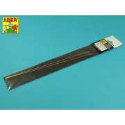 Brass square rods 1,5 mm length 245mm x2 pcs. - Aber Models KR 15