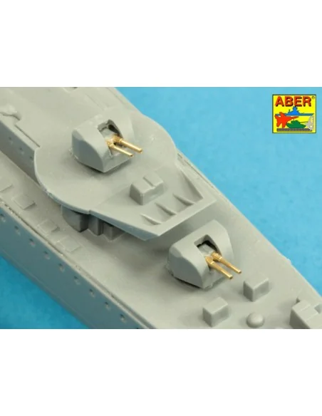 Set of barrels for Polish Destroyer Blyskawica 102mm x 8 40mm x 4 2...