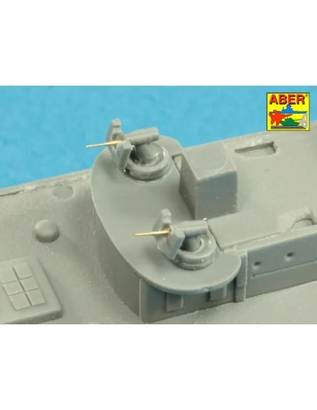 Set of barrels for Polish Destroyer Blyskawica 102mm x 8 40mm x 4 2...