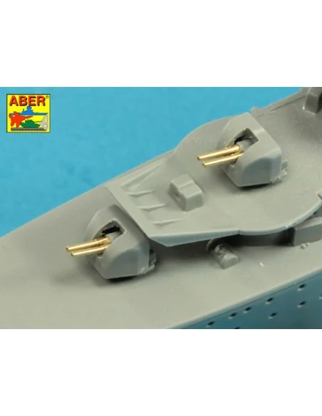 Set of barrels for Polish Destroyer Blyskawica 102mm x 8 40mm x 4 2...