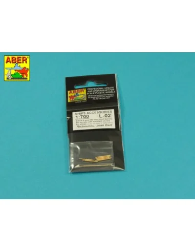 Set of 8 pcs 380 mm short barrels for ships Richelieu, Jean Bart, 1...