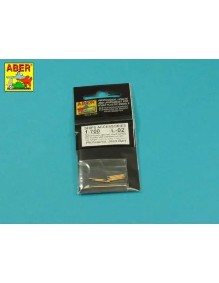 Set of 8 pcs 380 mm short barrels for ships Richelieu, Jean Bart, 1...