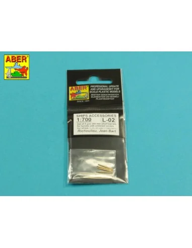 Set of 8 pcs 380 mm short barrels for ships Richelieu, Jean Bart, 1...