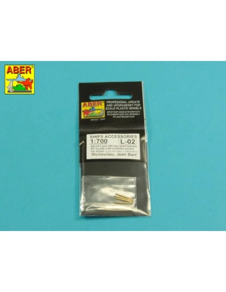 Set of 8 pcs 380 mm short barrels for ships Richelieu, Jean Bart, 1...