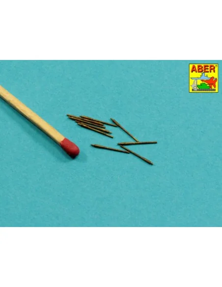 Set of 9 pcs 152 mm barrels for ships Richelieu, Jean Bart, 1/700 -...