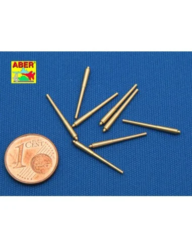 Set of 8 pcs 381mm long barrels for turrets without antiblast cover...