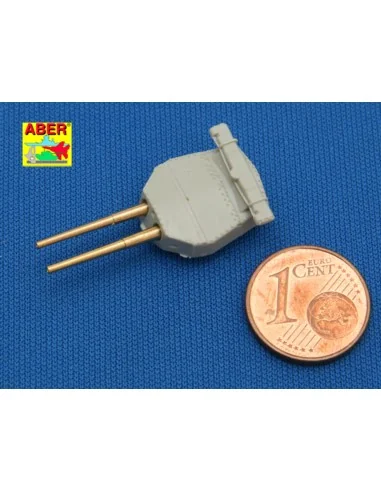 Set of 8 pcs 381mm long barrels for turrets without antiblast cover...